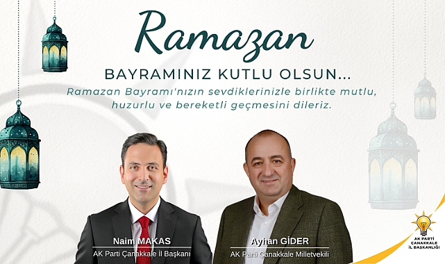 Başkan Makas'ın bayram mesajı