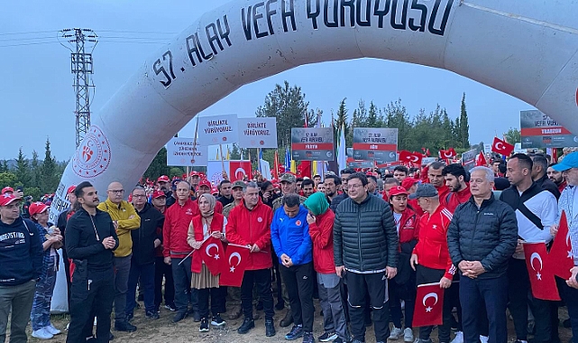 Gençler  57'nci Alay'ın izinde yürüdü