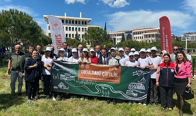 Ömer Mart Ortaokulu'nda anlamlı çevre projesi