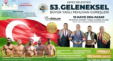 Ünlü pehlivanlar Kepez'de güreşecek
