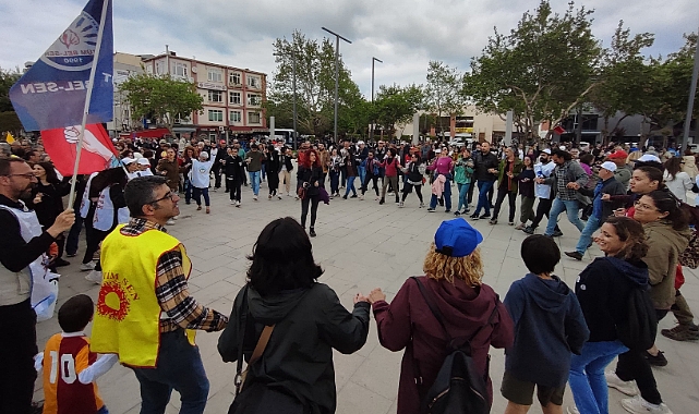 Çanakkale'de 1 Mayıs coşkusu