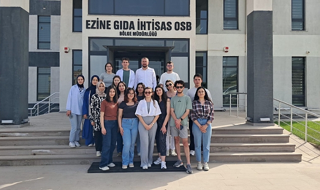 ÇOMÜ Mühendishane Kulübü EGİOSB'yi ziyaret etti
