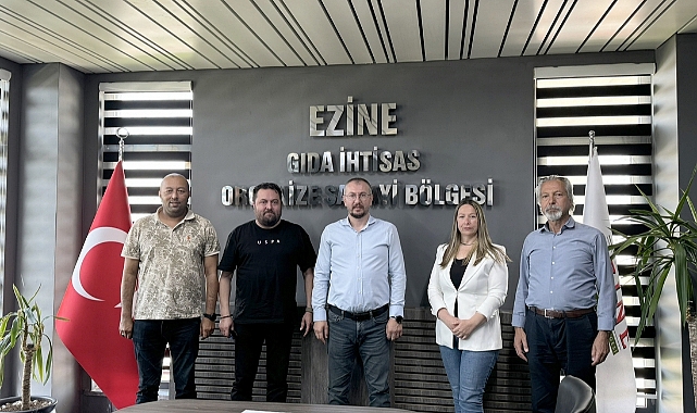 Gazeteciler sanayinin merkezi Ezine OSB'yi ziyaret etti