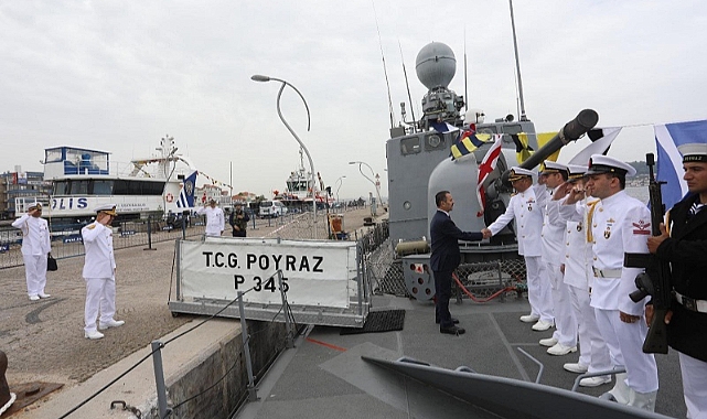 Vali Aktaş'tan TCG Poyraz Gemisine ziyaret
