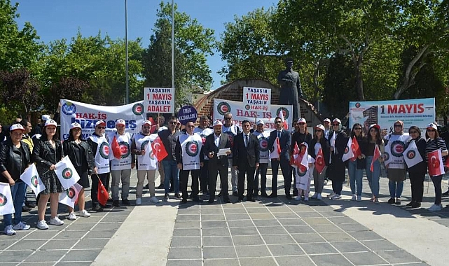 Yılmaz; "Emeğin hakkı için HAK-İŞ burada"