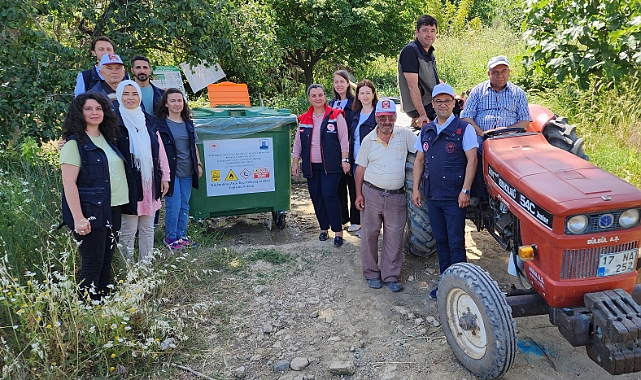 28.500 kilogram zirai atık ambalajı bertaraf edildi
