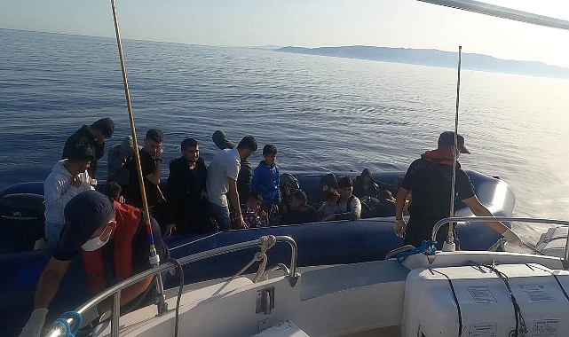 29 kaçak göçmen kurtarıldı