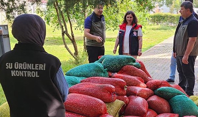 3 ton kaçak kum şırlanı ele geçirildi