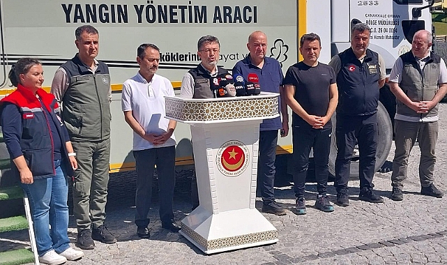 Bakan Yumaklı; "575 hektarlık alan etkilendi"