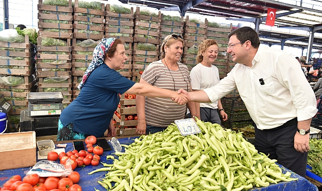Başkan Erkek Cuma Pazarında