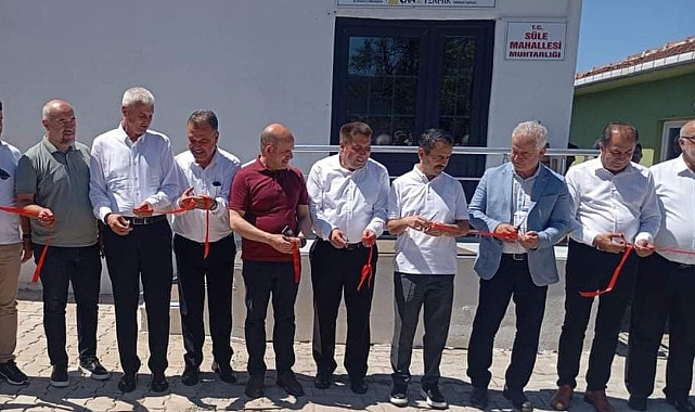 Çan2 Termik'in desteği ile Süle Mahallesi Sosyal Yaşam ve Kültür Merkezi açıldı