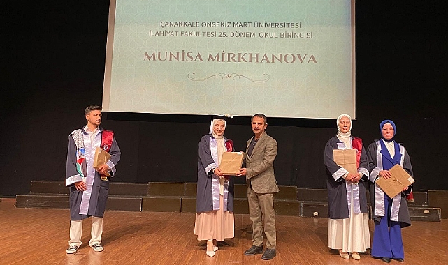 ÇOMÜ'de mezuniyet coşkusu