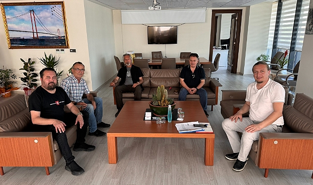 Gazetecilerden Başkan Öztürk’e ziyaret