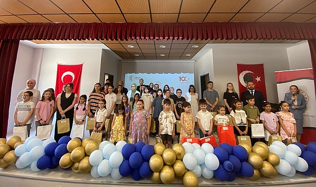 Öğrencilere ödülleri verildi