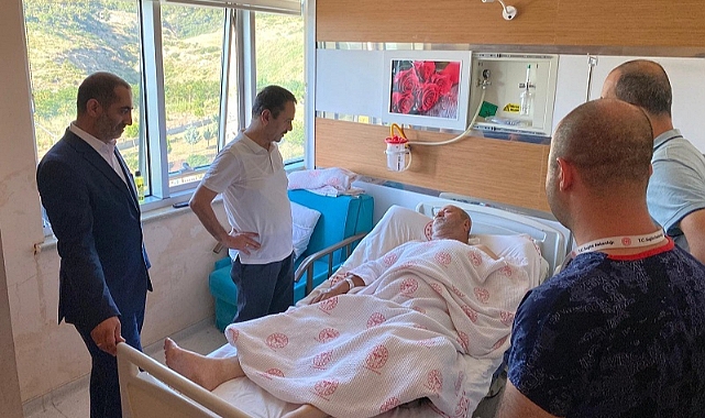 Vali Aktaş'tan geçmiş olsun ziyareti