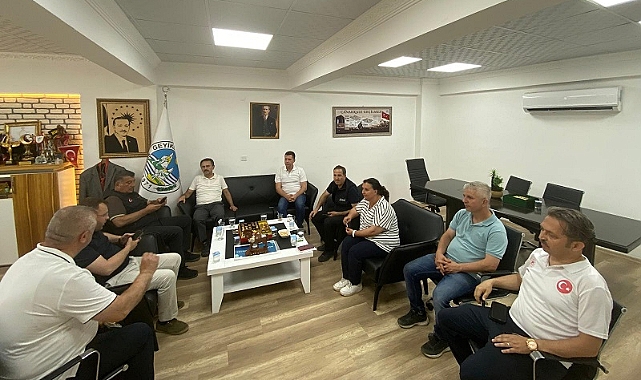 Vali Aktaş'tan Geyikli Belediyesi'ne ziyaret
