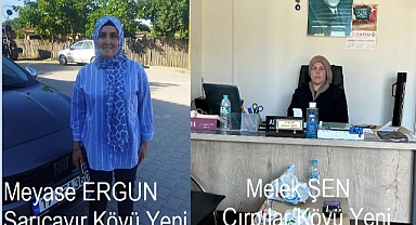 Yenice'de iki köyde bayan aday muhtar seçildi