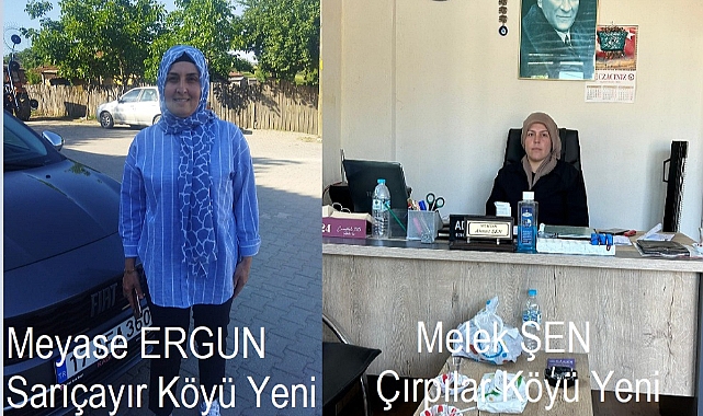 Yenice'de iki köyde bayan aday muhtar seçildi