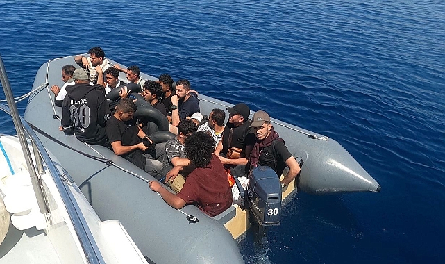 Ayvacık açıklarında göçmen operasyonu