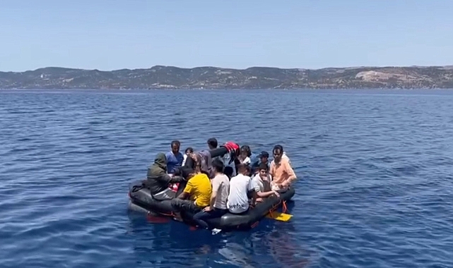 Ayvacık'ta göçmen operasyonu