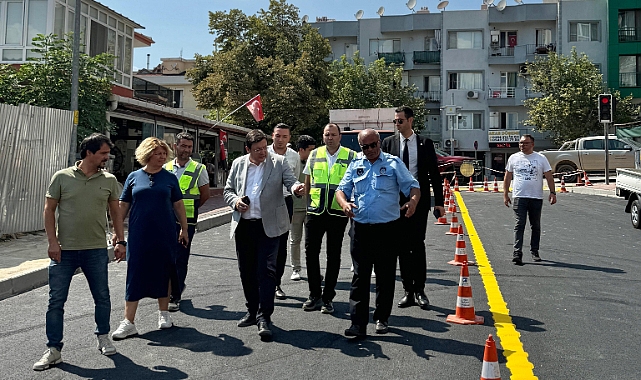 Başkan Erkek çalışmaları yerinde inceledi