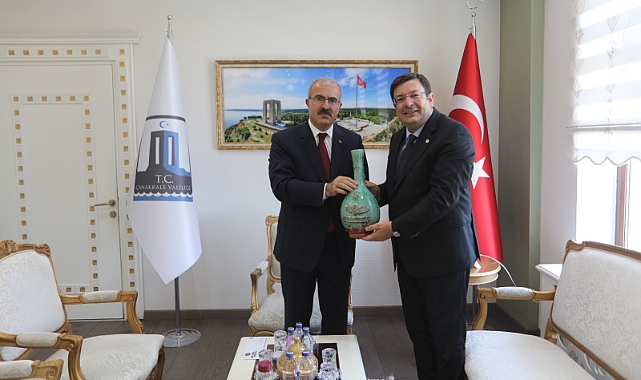 Başkan Erkek'ten Vali Toraman'a ziyaret