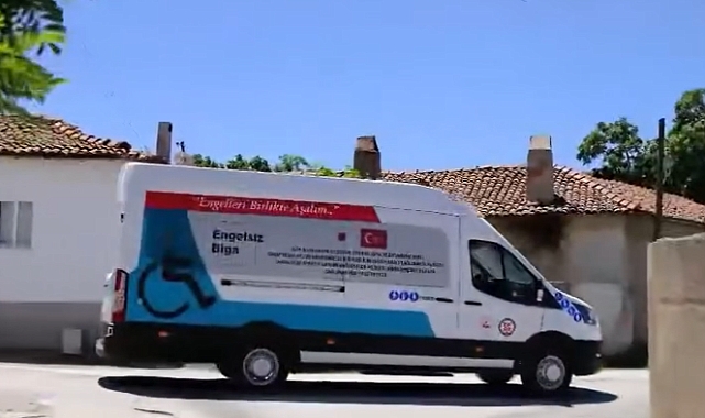 Biga'da anlamlı proje ile engeller aşılıyor
