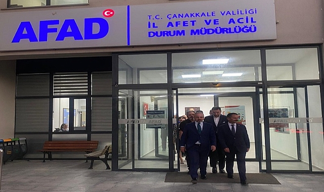 Bülent Turan'dan 112 Acil Çağrı Merkezi ve AFAD ziyareti