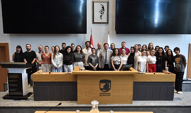 Osnabrücklü gençler Çanakkale'yi gezdi