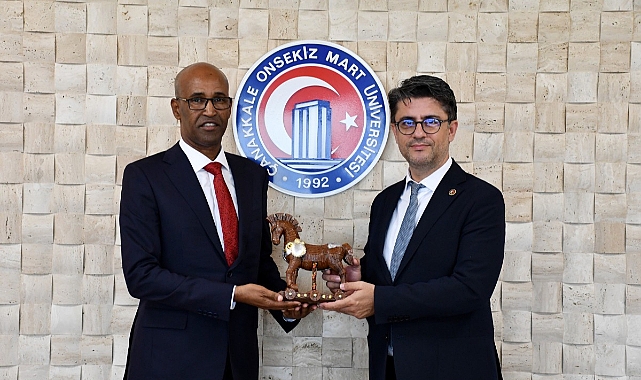 Somali Büyükelçisinden ÇOMÜ'ye iş birliği ziyareti