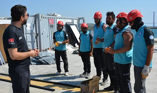 UMKE Seyyar Sahra Hastanesi eğitimi sürüyor