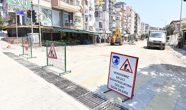 Üstyapı çalışmaları sürüyor