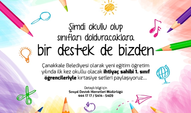 Bir Destek de Bizden...