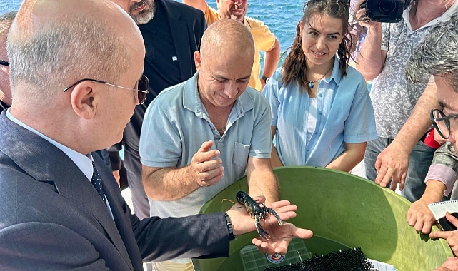 ÇOMÜ'nün Istakoz Yetiştirme Projesine YÖK Başkanı'ndan destek