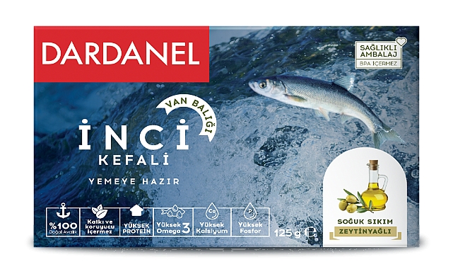 Dardanel'den soğuk sıkım zeytinyağlı İnci Kefali
