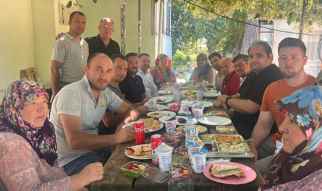 Emekçilerin misafiri oldu