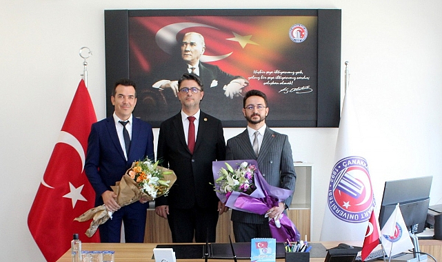 Ezine Meslek Yüksekokulu'nda devir teslim töreni