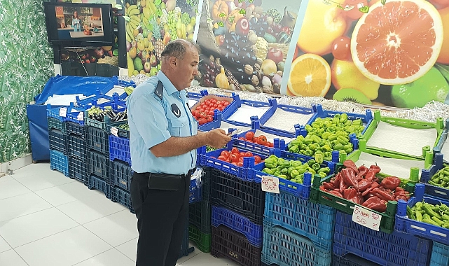 Hal Müdürlüğüne bağlı ekiplerin denetimleri sürüyor