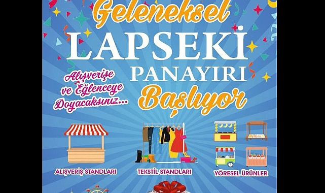 Lapseki Panayırı 19 Ağustos'ta başlayacak