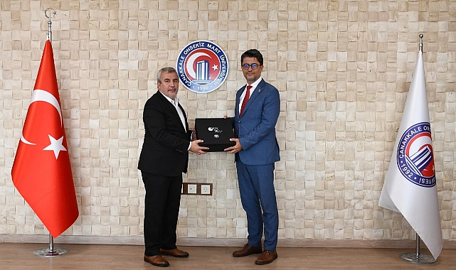 ÖSYM Başkanı Bayram Ali Ersoy ÇOMÜ'yü ziyaret etti