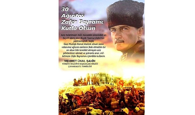 Şahin "30 Ağustos Türk Milletinin Hürriyet ve Bağımsızlık Mücadelesidir"