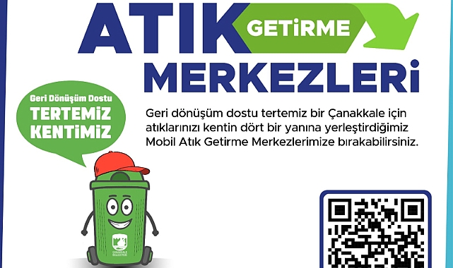 "Sürdürülebilir bir çevre için atıklarımızı ayrıştıralım"