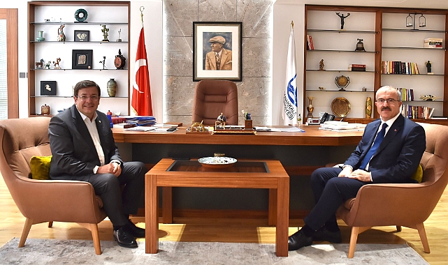 Vali Toraman'dan Başkan Erkek'e ziyaret