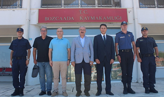 Vali Toraman'dan Bozcaada ziyareti