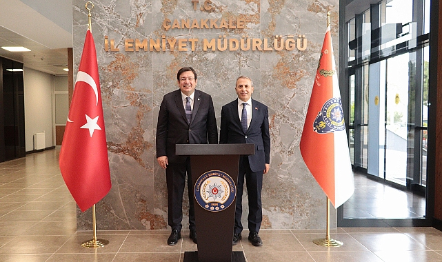 Başkan Erkek'ten Emniyet Müdürü Kurt'a ziyaret