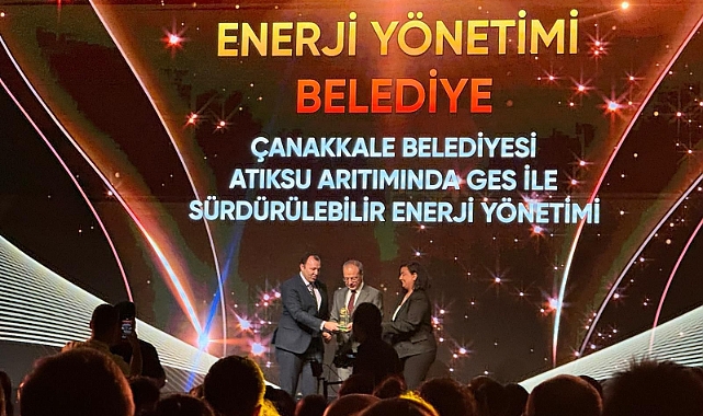 Çanakkale Belediyesi'ne önemli ödül