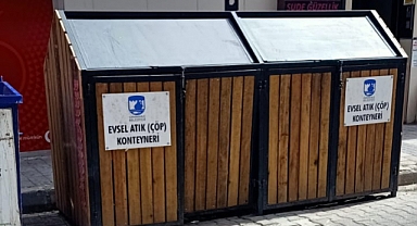 Çöp konteynerleri saklama üniteleri yerleştirildi