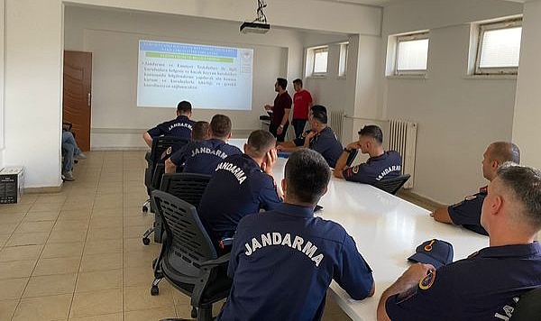 Jandarma personeline eğitim
