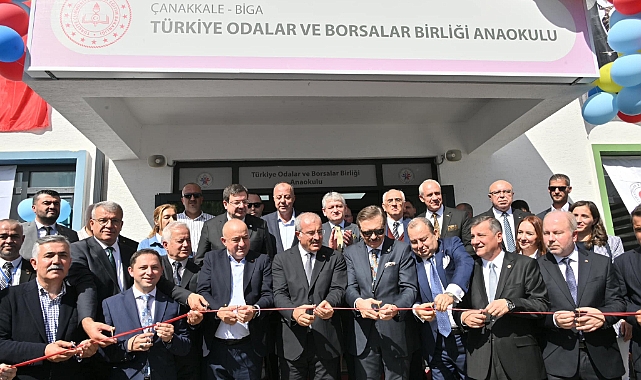 Biga TOBB Anaokulu'nun açılışı yapıldı