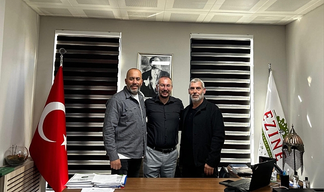 EGİOSB Müdürü Alper Altınok'a eski dostlardan anlamlı ziyaret